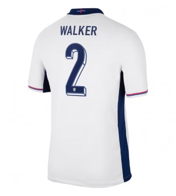 England Kyle Walker #2 Replika Hjemmebanetrøje EM 2024 Kortærmet